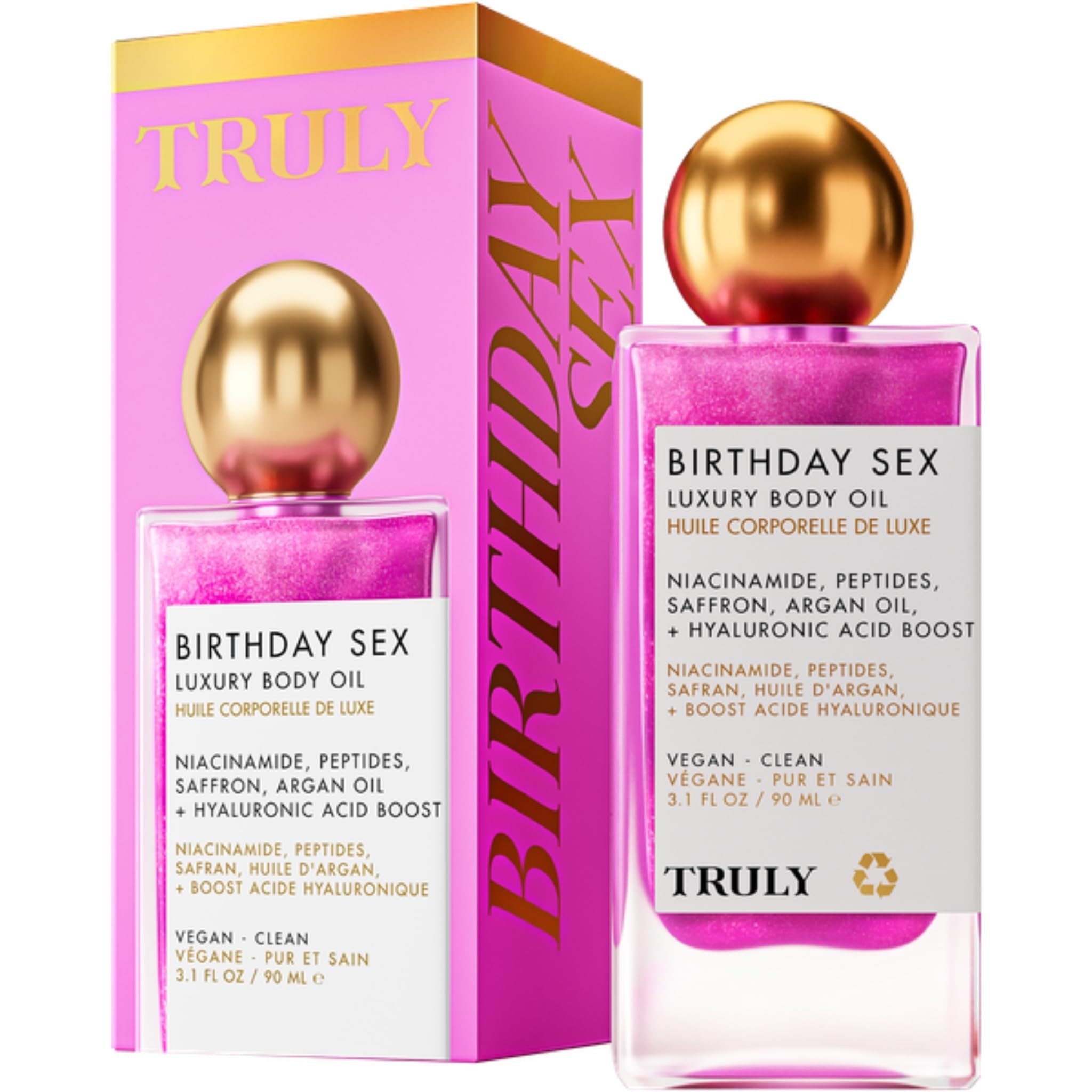 Luxury body oil TRULY زبت الجسم مع شيمر