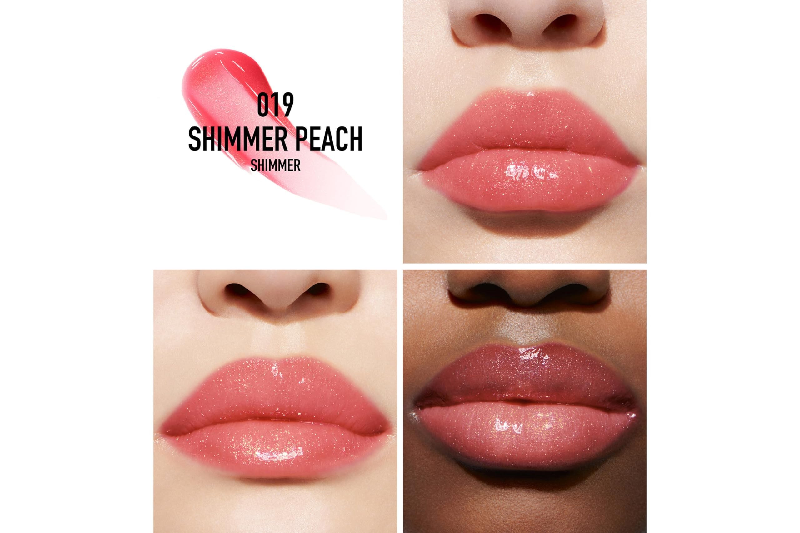 dior addict lip maximizer 019 shimmer peach