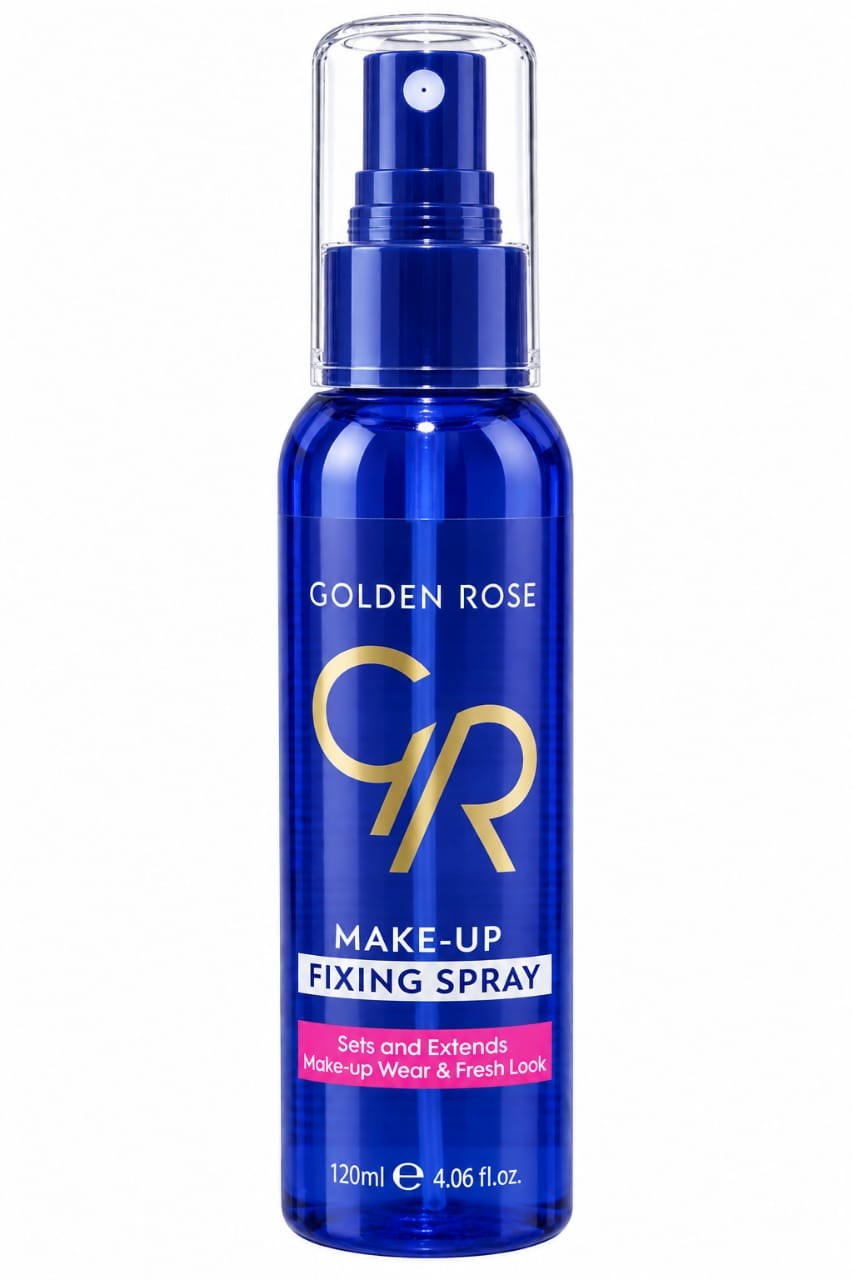 Fixing spray golden Rose